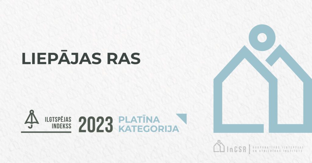 Liepajas RAS balva 2023 platīna kategorijā logo